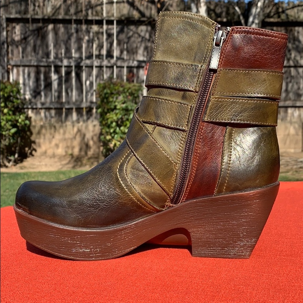 Jafa 610 Boots Olive & Brown Size 37 - Picture 2 of 8